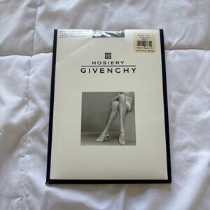 Vintage Givenchy Hosiery Body Gleamers Size E Silver Fox Shimmery Ultra Sheer